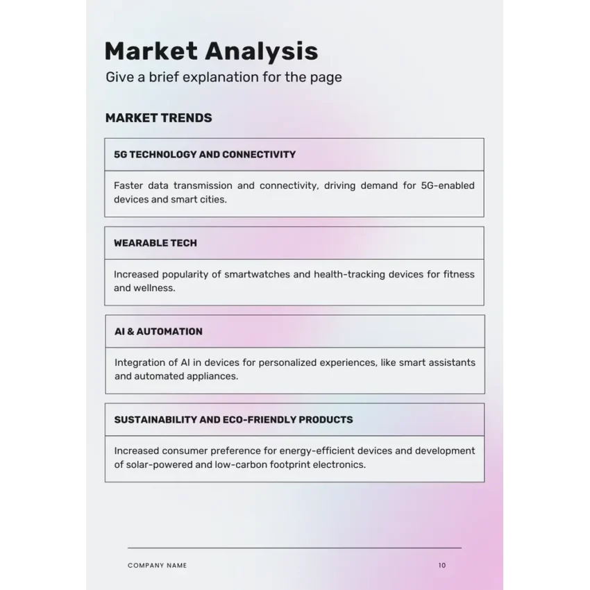 Market Analysis