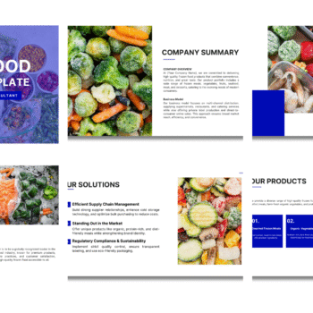 Frozen Food Pitch Deck Template - Problems