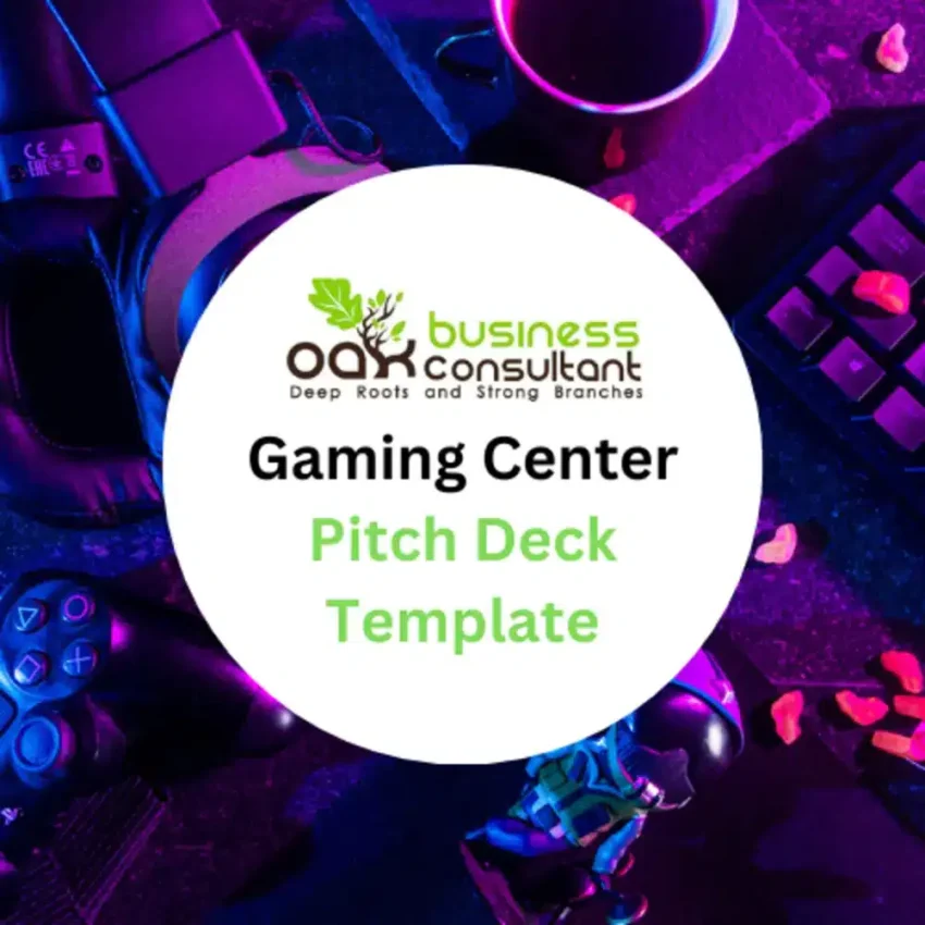 Gaming Center Pitch Deck Template - Product Image Gaming Center Pitch Deck - Product Image