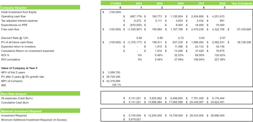 Physician Consultation Services Excel Financial Model Projection Template-Project Evaluation