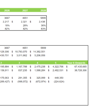 Physician Consultation Services Excel Financial Model Projection Template-Sensitivity Analysis