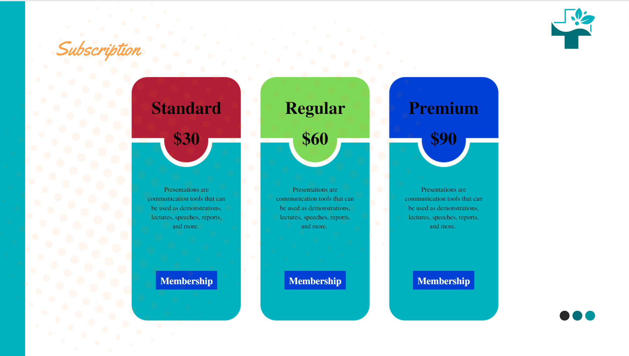 Smart Hospital Pitch Deck-Subscription Plan
