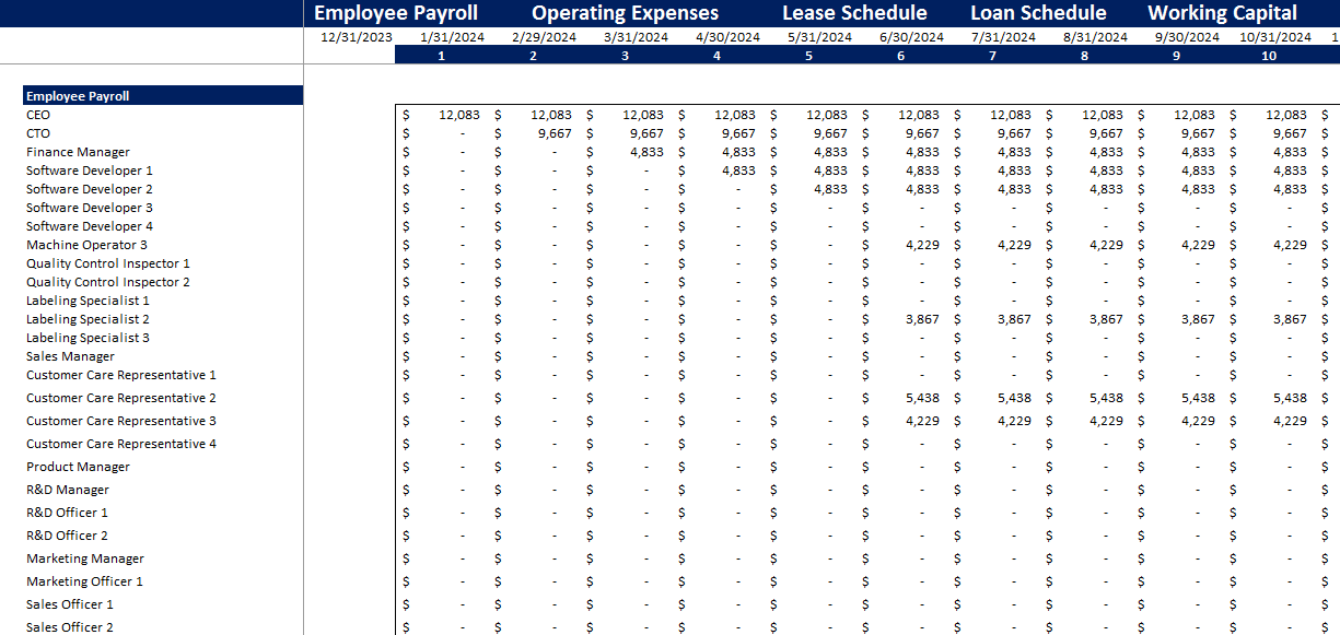 Social Media Platform Excel Financial Model Projection Template-Working Sheety