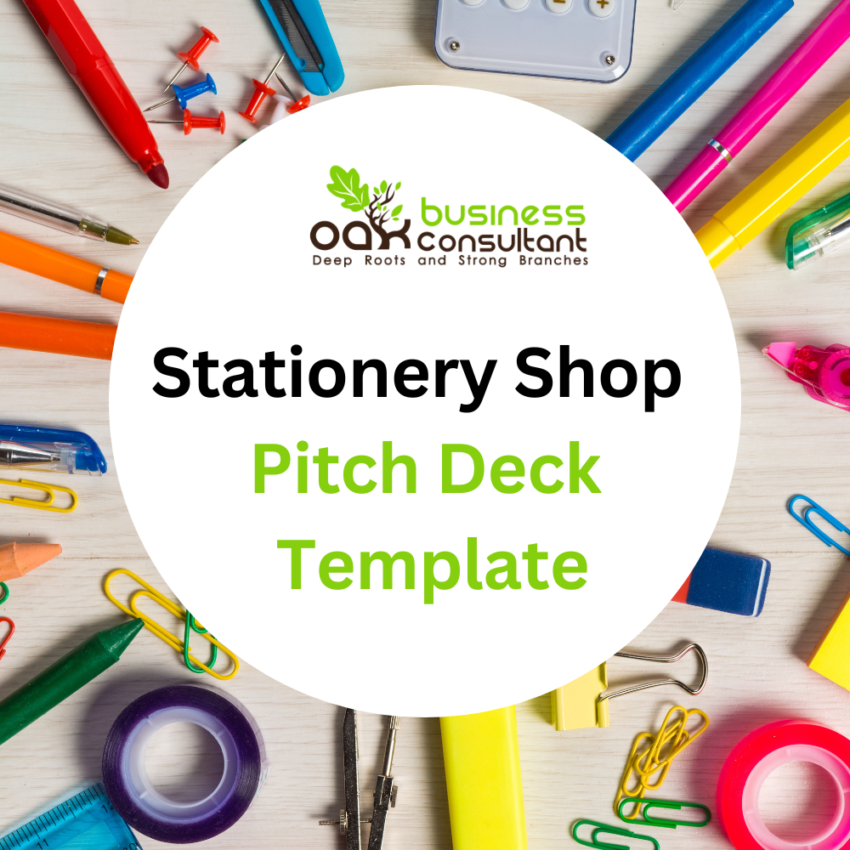 Stationery Shop Pitch Deck Template