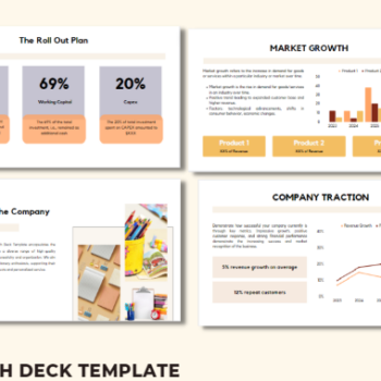 Stationery Shop Pitch Deck - Company Summary