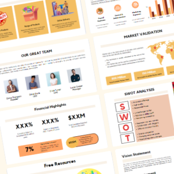 Stationery Shop Pitch Deck - Mission - Vision