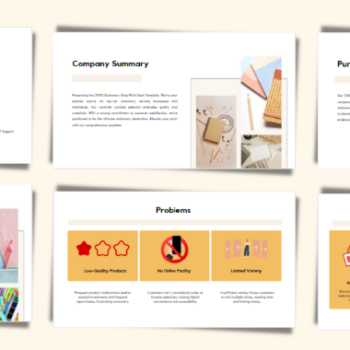 Stationery Shop Pitch Deck - Problems