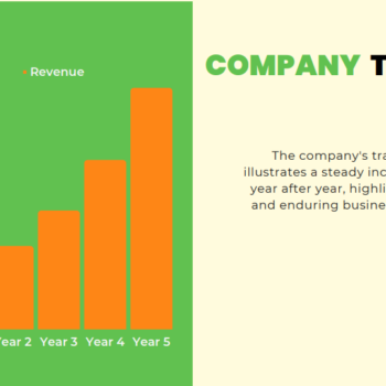 Tennis Club Pitch Deck Template-Company traction