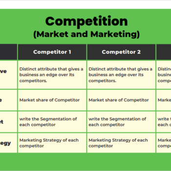 Tennis Club Pitch Deck Template-Competition (market and marketing)