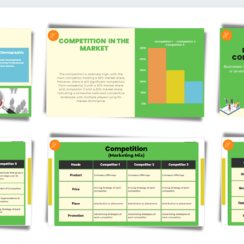 Tennis Club Pitch Deck Template-Competition-target market