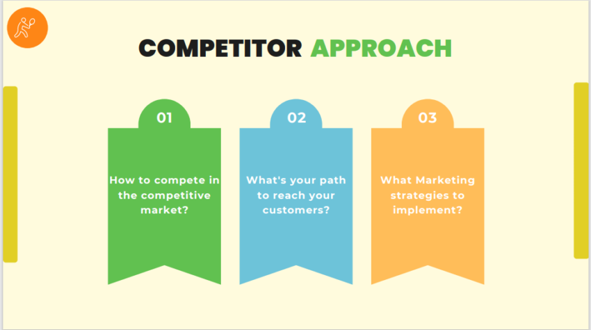 Tennis Club Pitch Deck Template-competitor approach