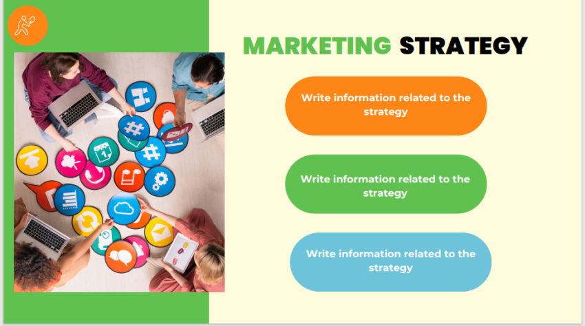 Tennis Club Pitch Deck Template-marketing strategy