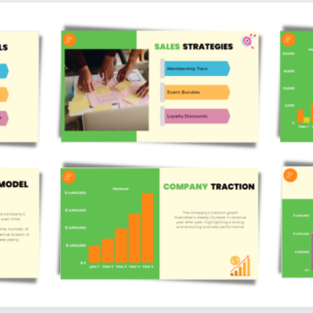 Tennis Club Pitch Deck Template-revenue-expenses-market growth