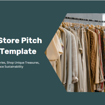 Thrift Store Pitch Deck Template-Cover Page