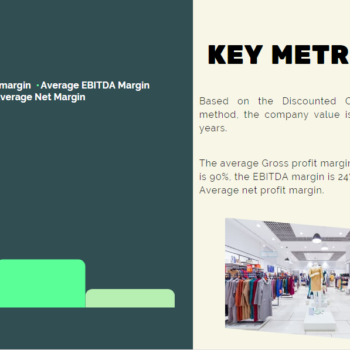 Thrift Store Pitch Deck Template-Key Metrics