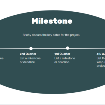 Thrift Store Pitch Deck Template-Milestone