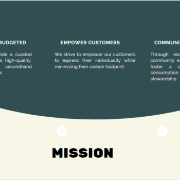 Thrift Store Pitch Deck Template-Mission