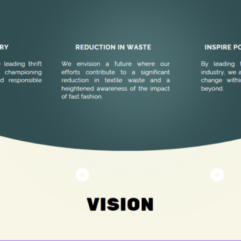 Thrift Store Pitch Deck Template-Vision