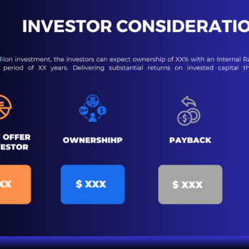 Vape Shop Pitch Deck Template-Investment Consideration