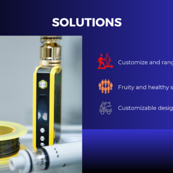 Vape Shop Pitch Deck Template-Solution