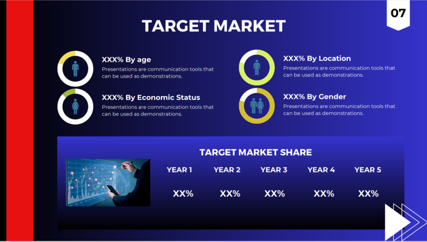 Vape Shop Pitch Deck Template-Target Market