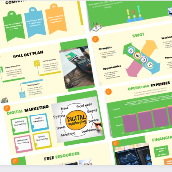 tennis Club Pitch Deck Template-Features