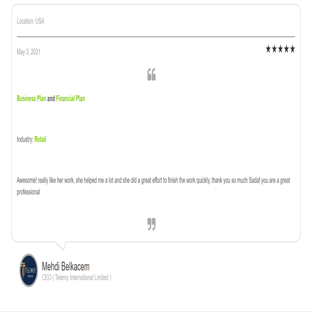 Baby Clothing Pitch Deck-Testimonial