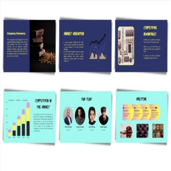 Chocolate Store Pitch Deck Template - FI 7