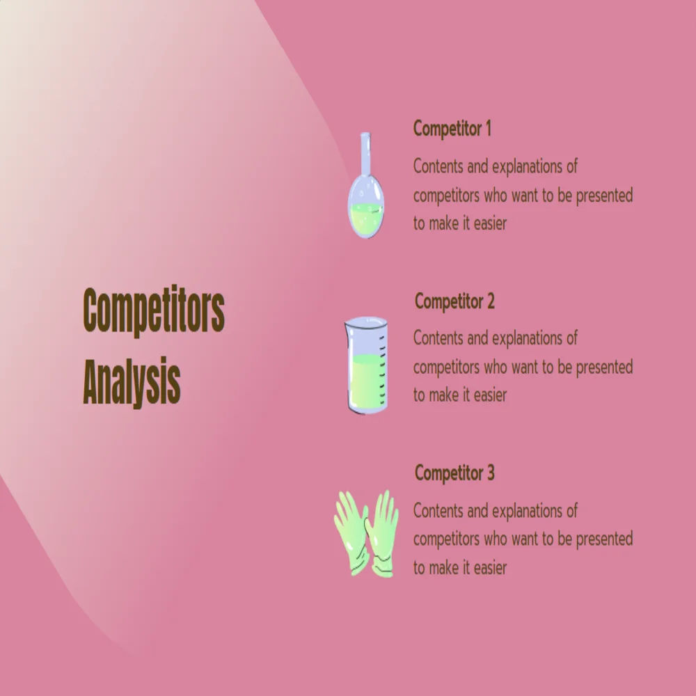 Clinical Laboratory Pitch Deck Template - Competitors Analysis