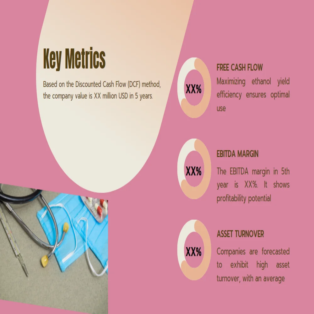 Clinical Laboratory Pitch Deck Template - Key Metrics