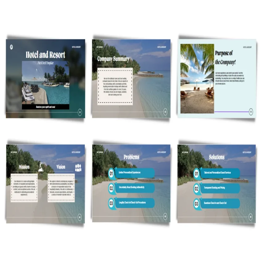 Hotel and Resort Pitch Deck Template - FI 3