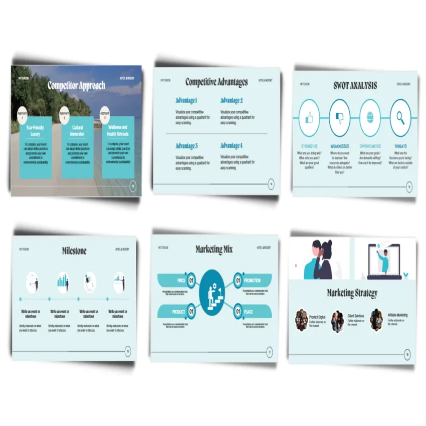 Hotel and Resort Pitch Deck Template - FI 5