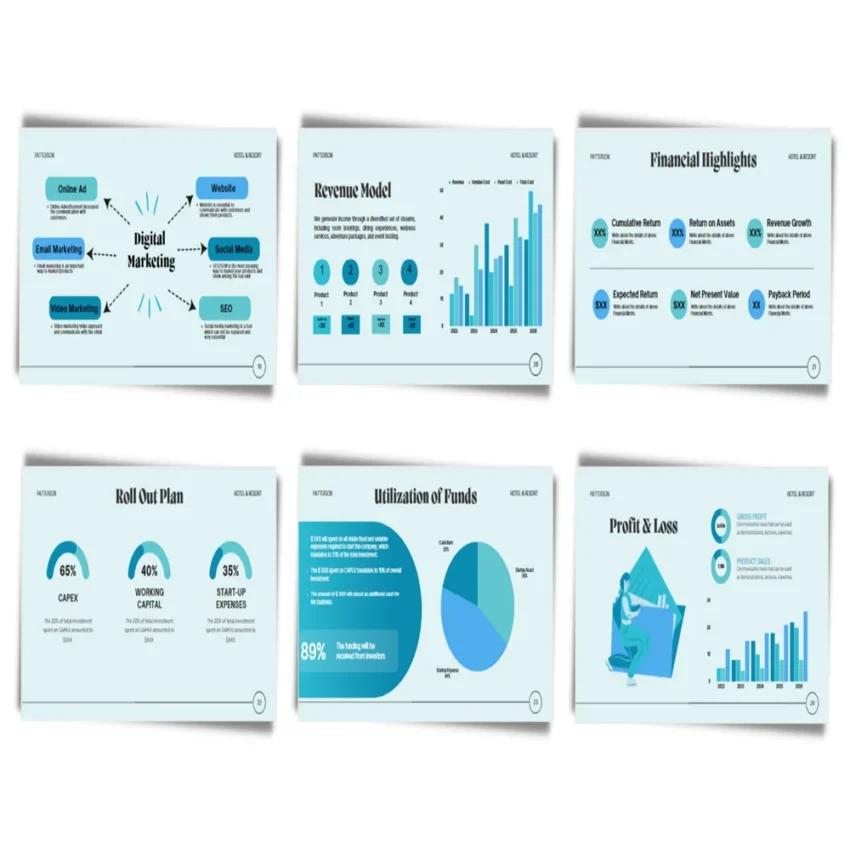 Hotel and Resort Pitch Deck Template - FI 6