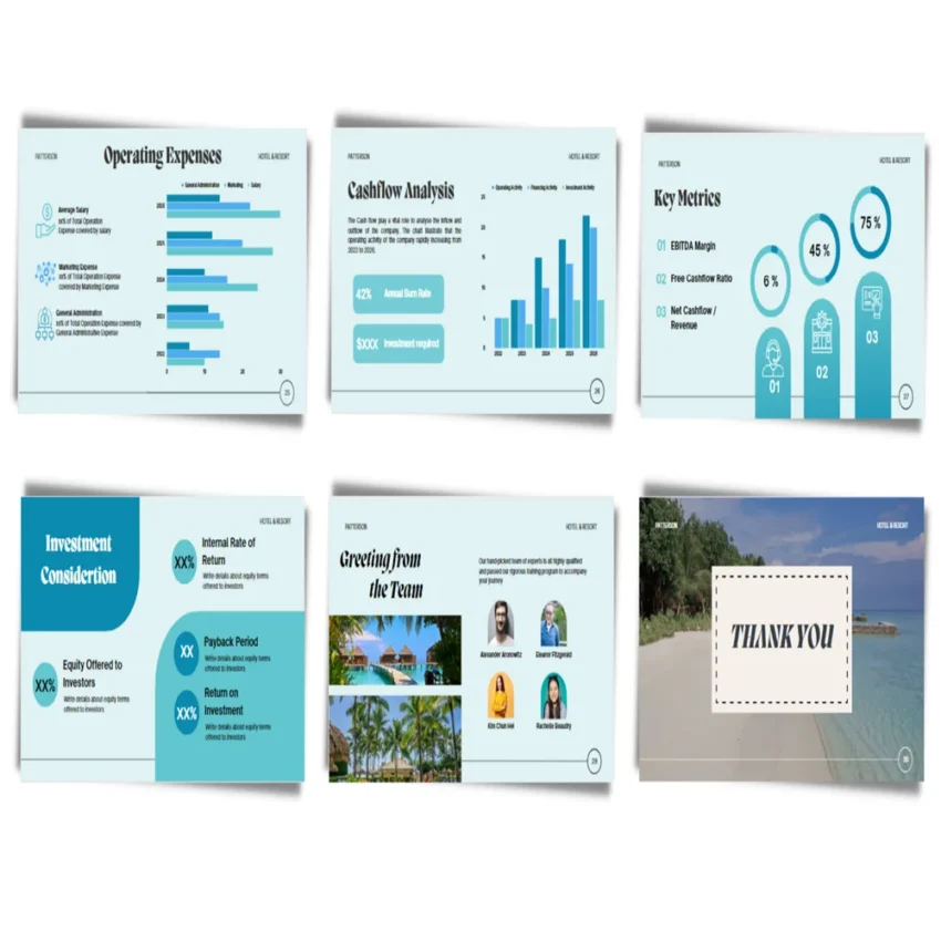 Hotel and Resort Pitch Deck Template - FI 7