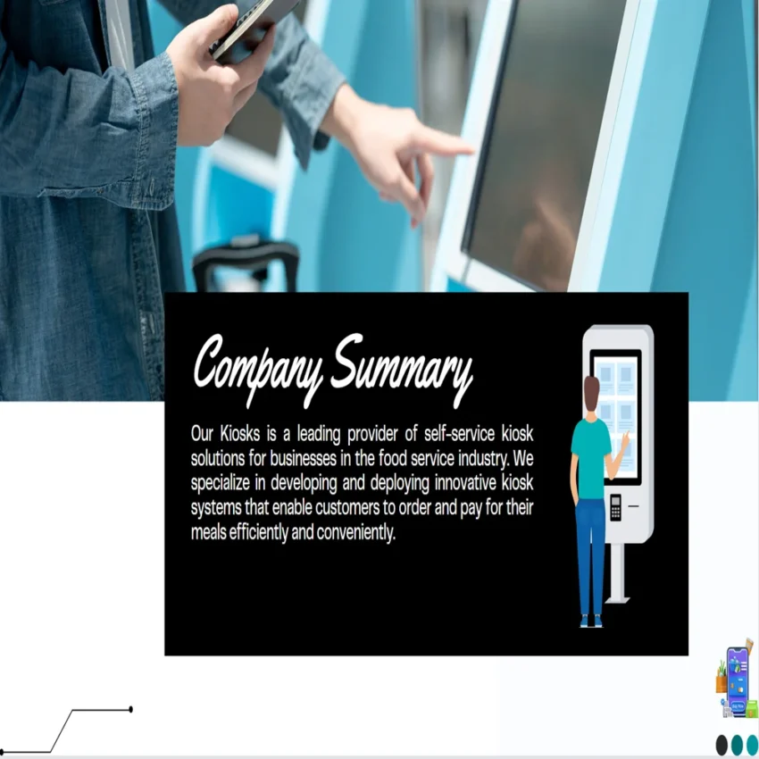 Kiosks Pitch Deck Template-Company Summary
