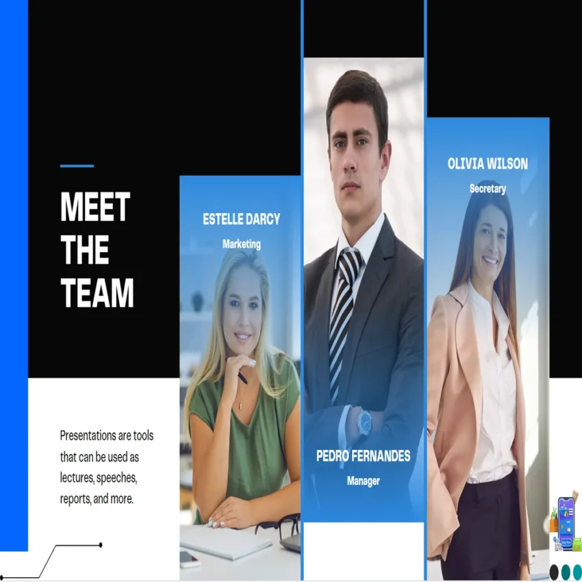 Kiosks Pitch Deck Template-Our Team