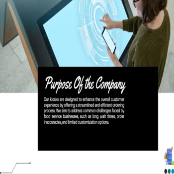 Kiosks Pitch Deck Template-Purpose of the Company