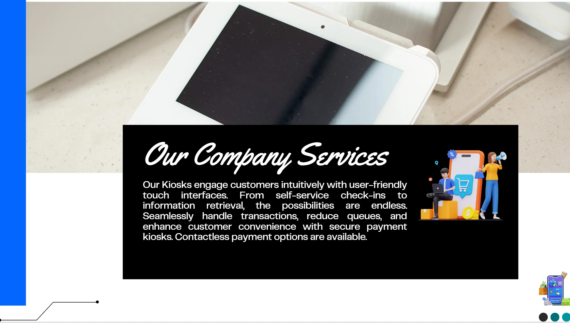 Kiosks Pitch Deck Template-Services