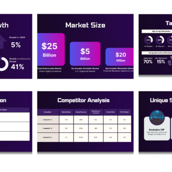 Night Club Pitch Deck Template - Market