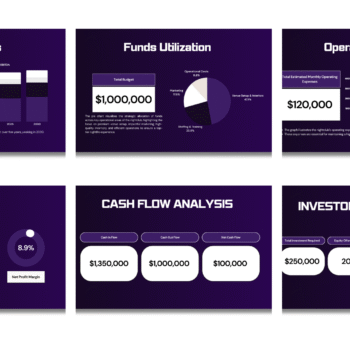 Night Club Pitch Deck Template - Metrics