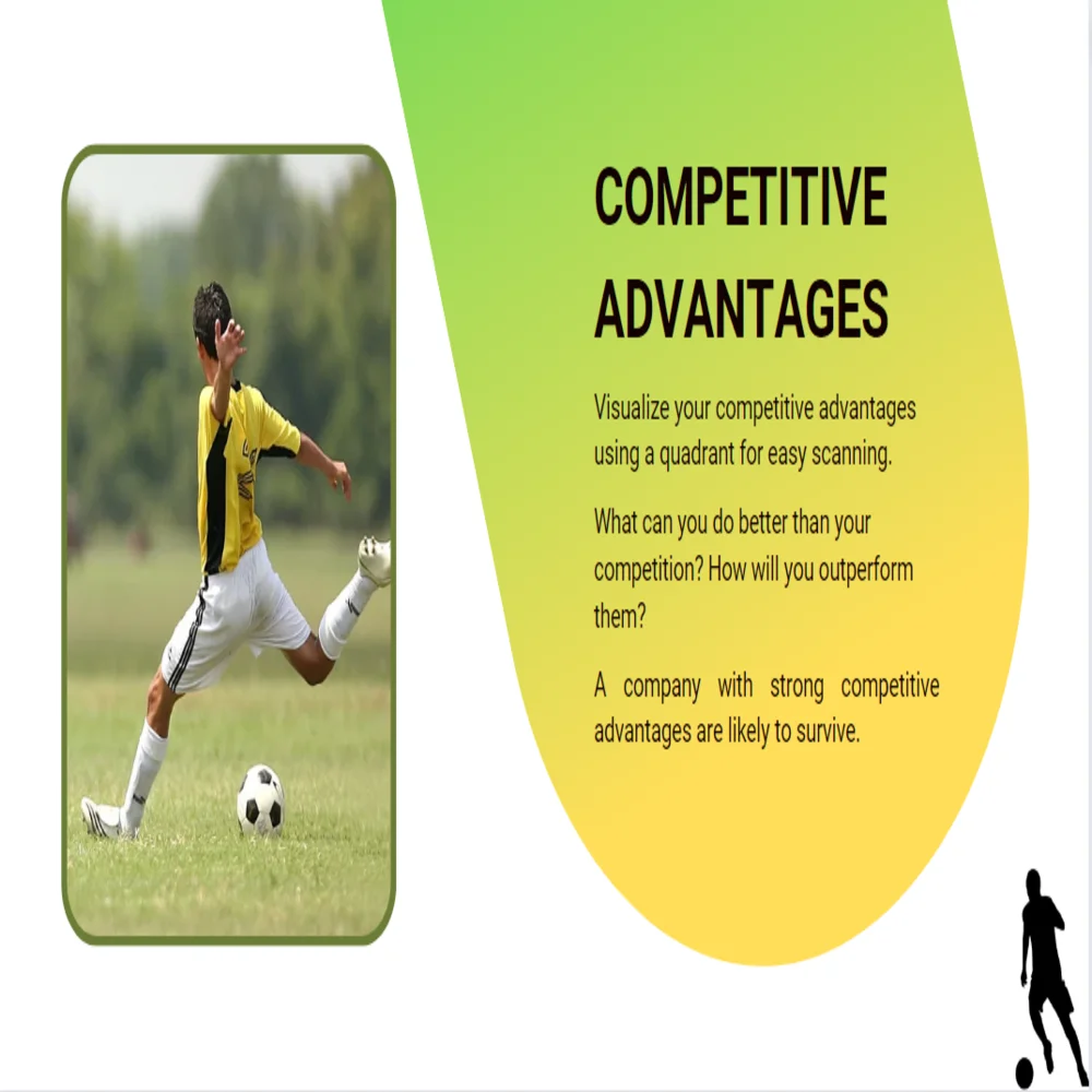 Soccer Club Pitch Deck Template - Competitive Advantage
