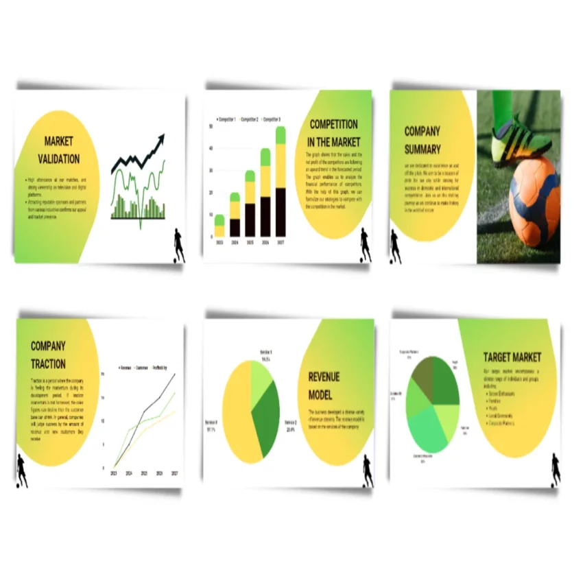 Soccer Club Pitch Deck Template - FI 7