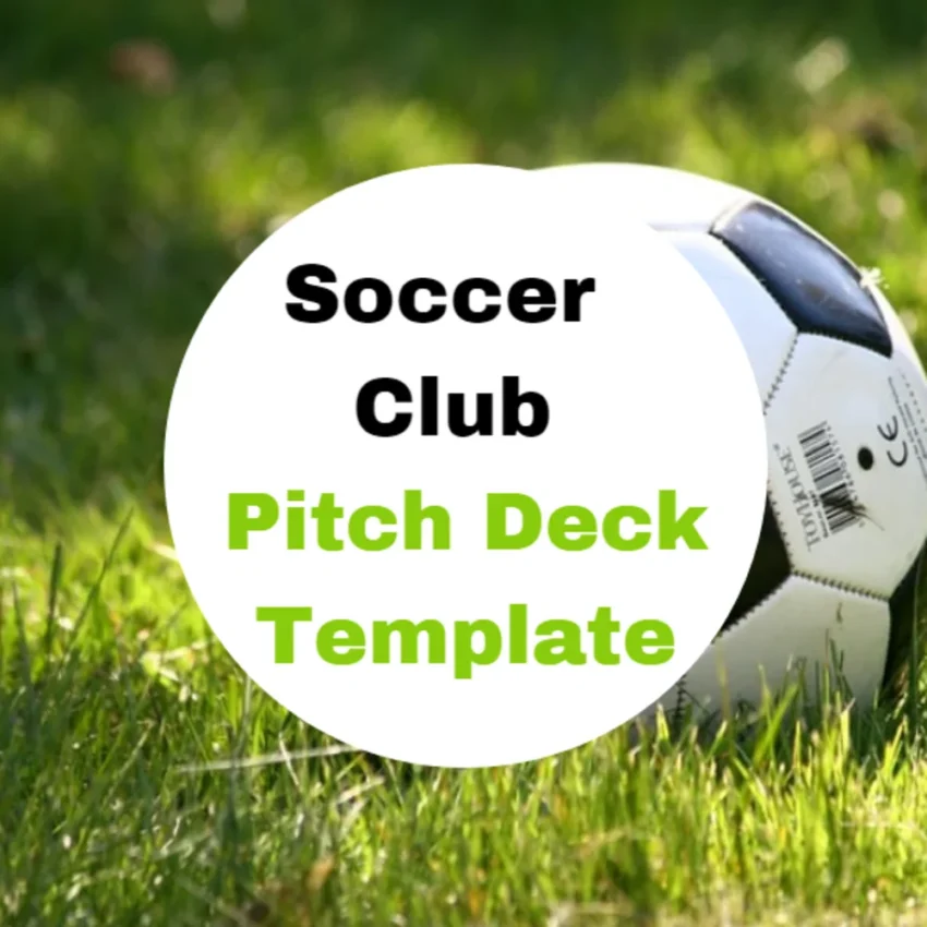 Soccer Club Pitch Deck Template - product image Soccer Club Pitch Deck Template - product image