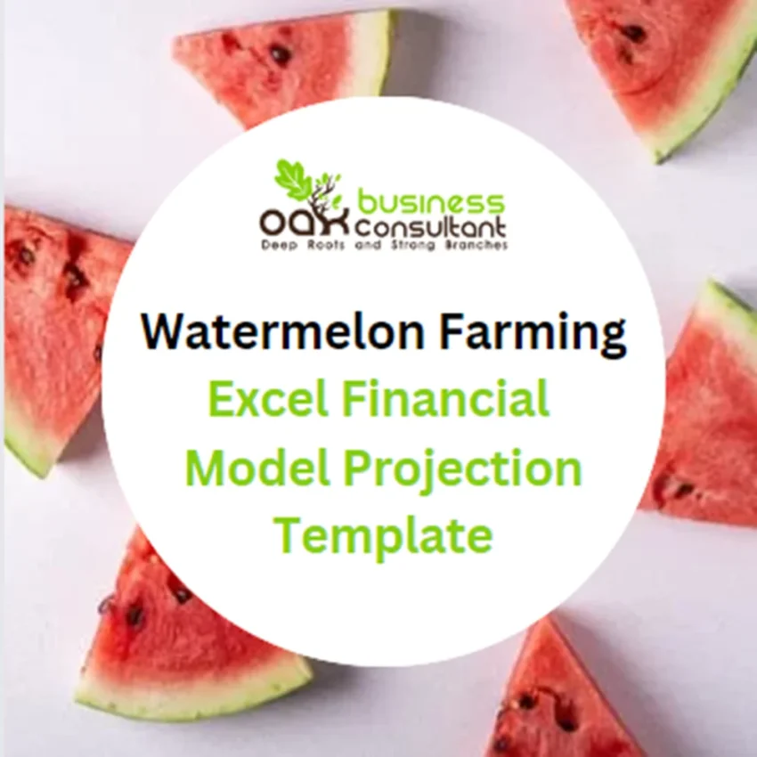 Watermelon Farming Excel Financial Model Projection Template - PRODUCT IMAGE