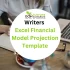 Writers Excel Financial Model Projection Template-Product Image