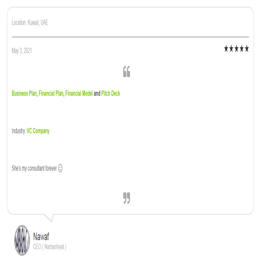 Art Gallery Pitch Deck Template - Testimonial