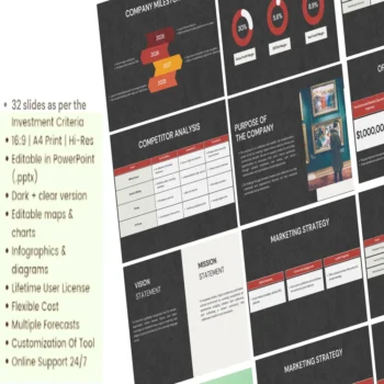 Art Gallery Pitch deck template - company purpose - FI