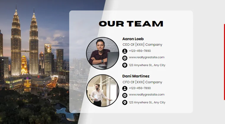 Bowling Club Pitch Deck - Our Team