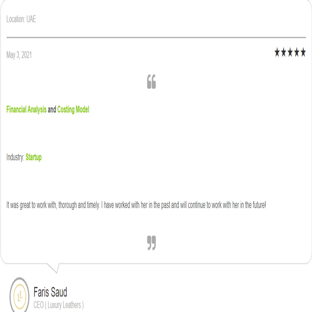 Cash Flow Quadrant Tracker Excel Financial Tool - Testimonial