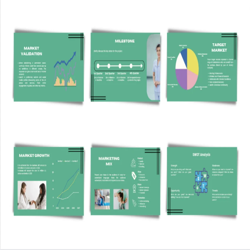 Chiropractor Pitch Deck Template - Feature Image Marketing